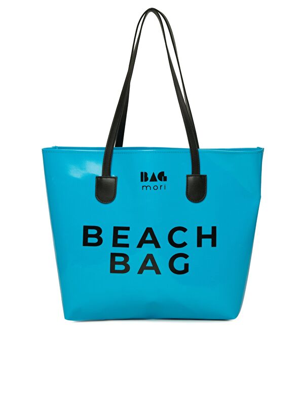 Bagmori Beach Bag Baskılı Plaj Çantası