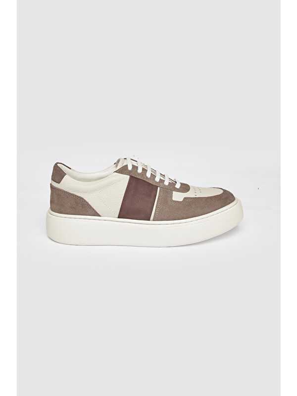 Altınyıldız Classics Erkek Kahve-Bej Sneaker Spor Ayakkabı