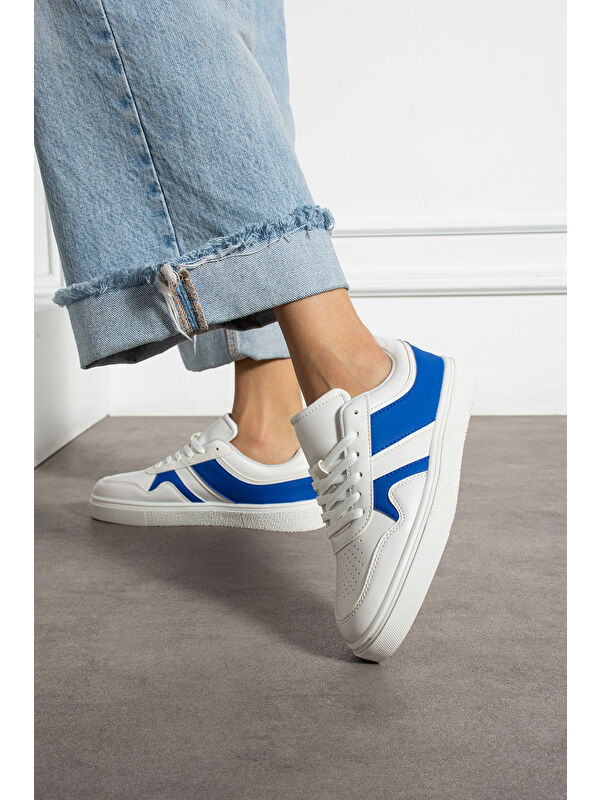 Mavi Kadın Günlük Sneaker Spor Ayakkabı - Görsel 3