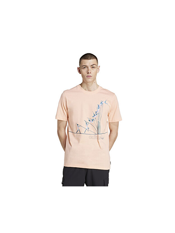 Adidas Q12 Ts Pole Erkek Günlük Tişört JP4494 Pembe