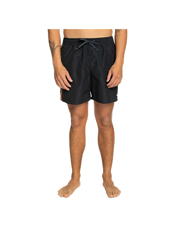 Quiksilver Remade Beach Please 16 Erkek Siyah Volley Short