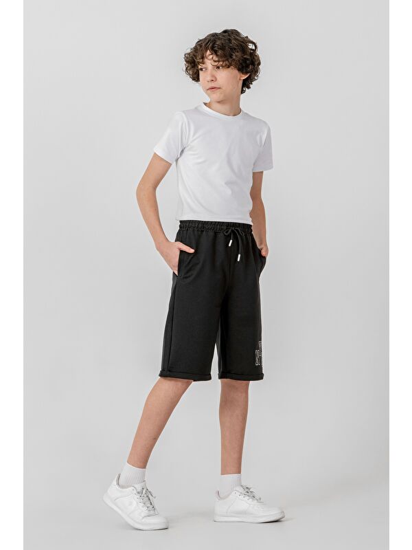 Mışıl Kids Duble Paçalı Nyc Nakışlı Erkek Çocuk Şort