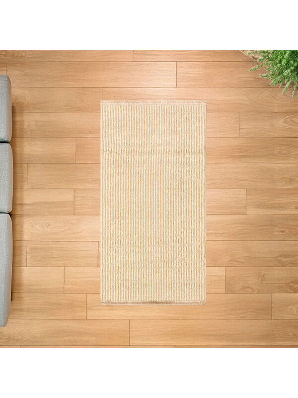 Evidea Soft Otantik Dekoratif Halı - Bej - 80x150 cm