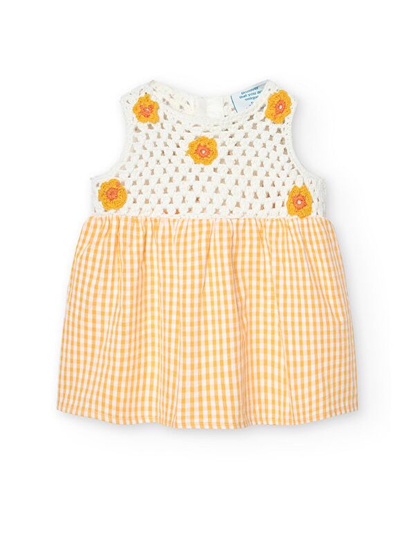 Boboli Kız Bebek Poplin Elbise