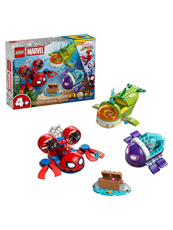 Lego Marvel Spidey Ve Arkadaşları Spidey: Su Altı Araçları 11207