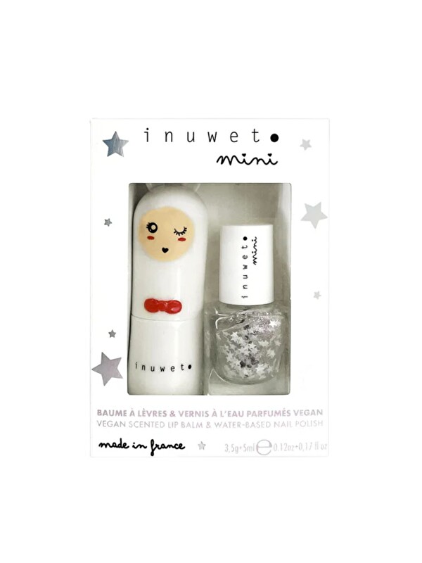 Inuwet Duo White Lip Balm B07 Nailpolish-3+ Yaş