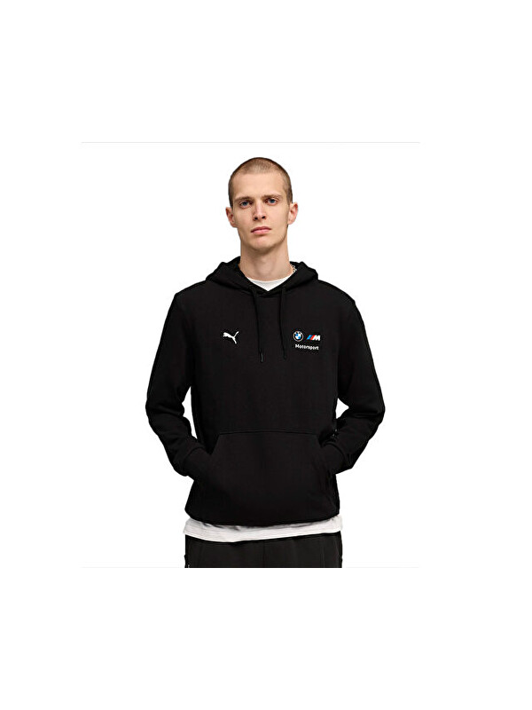 Puma Bmw Mms Ess Hoodie Ft Erkek Günlük Sweatshirts 63489301 Siyah