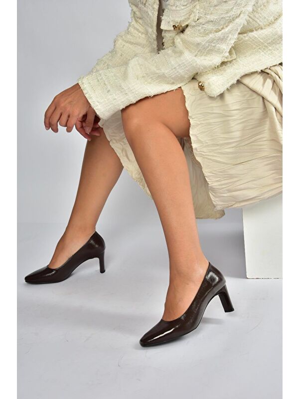 Kahverengi Kadın Topuklu Ayakkabı V820522760 - Görsel 2