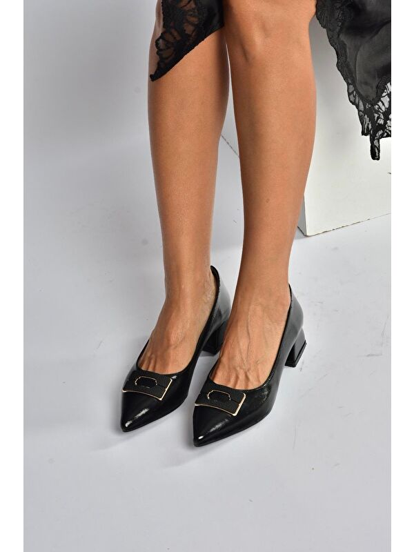 Siyah Kadın Topuklu Ayakkabı V820371160 - Görsel 2