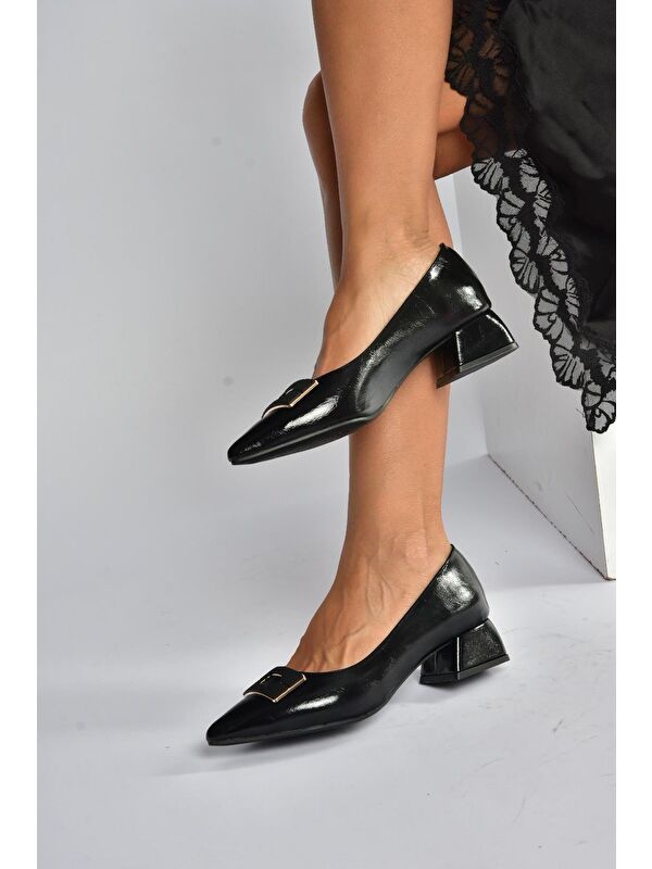 Siyah Kadın Topuklu Ayakkabı V820371160 - Görsel 5