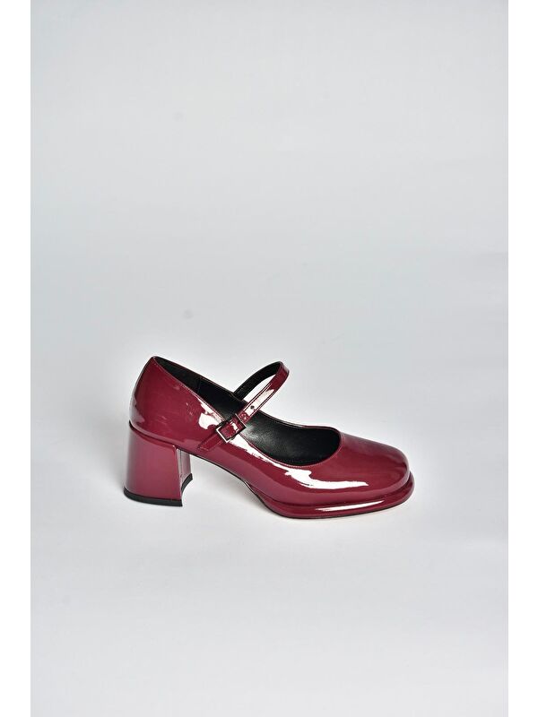 Bordo Kadın Topuklu Ayakkabı T820059108 - Görsel 4