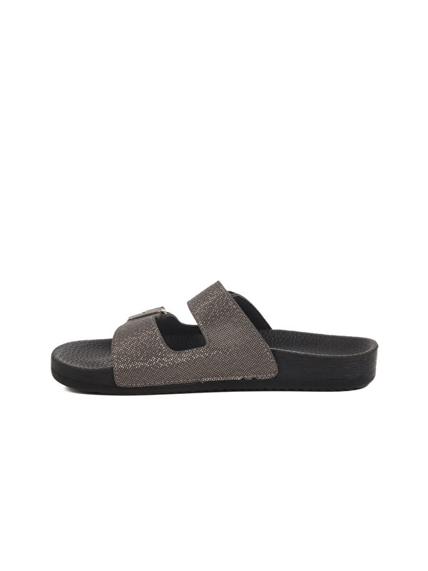 Platin Çift Bantlı Kadın Terlik 43.001 Z - Görsel 3