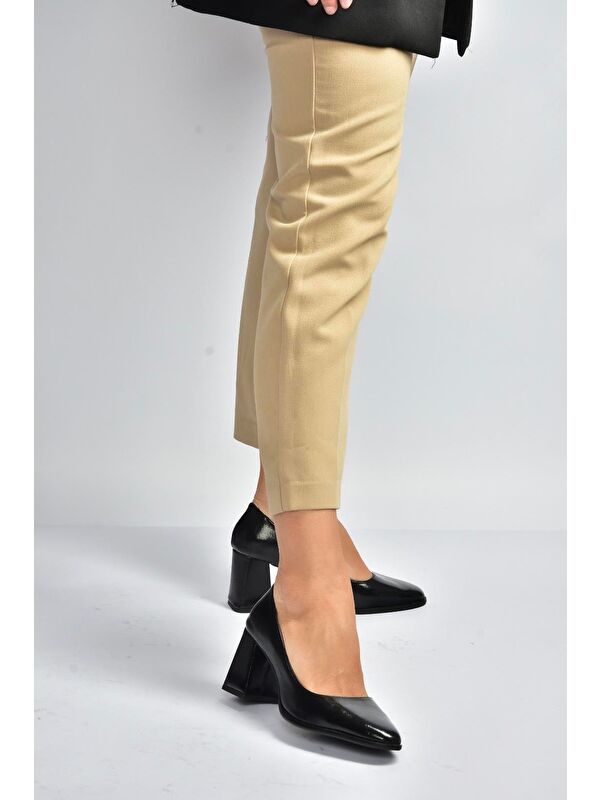 Siyah Kadın Topuklu Ayakkabı V676680060 - Görsel 6