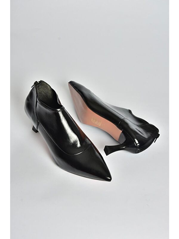 Siyah Kadın Topuklu Ayakkabı V676523608 - Görsel 6