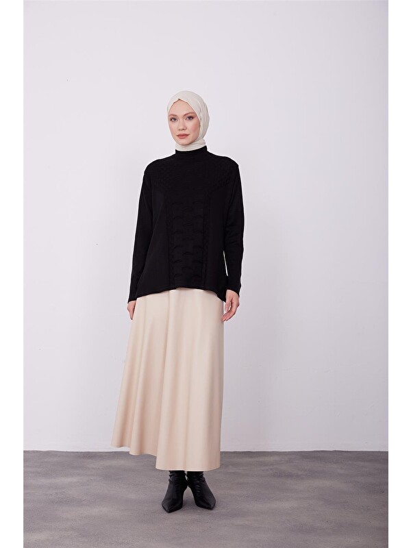ARMİNE Kazak23kd9006 Siyah