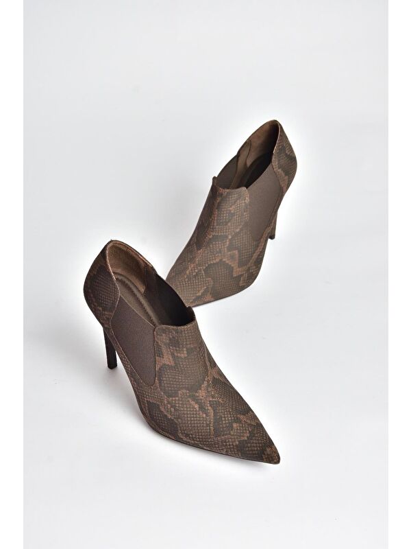 Kahverengi Kadın Topuklu Ayakkabı V820205207 - Görsel 7