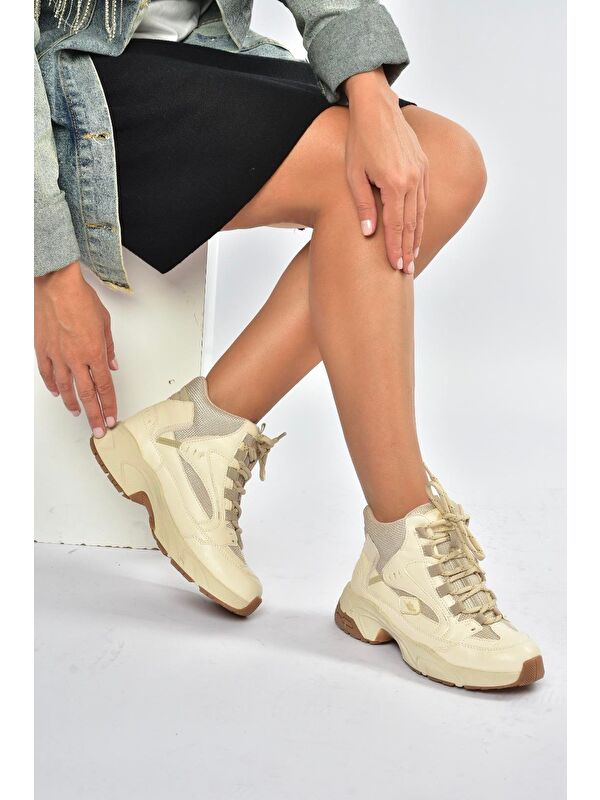 Bej Kadın Spor V312415009 - Görsel 4