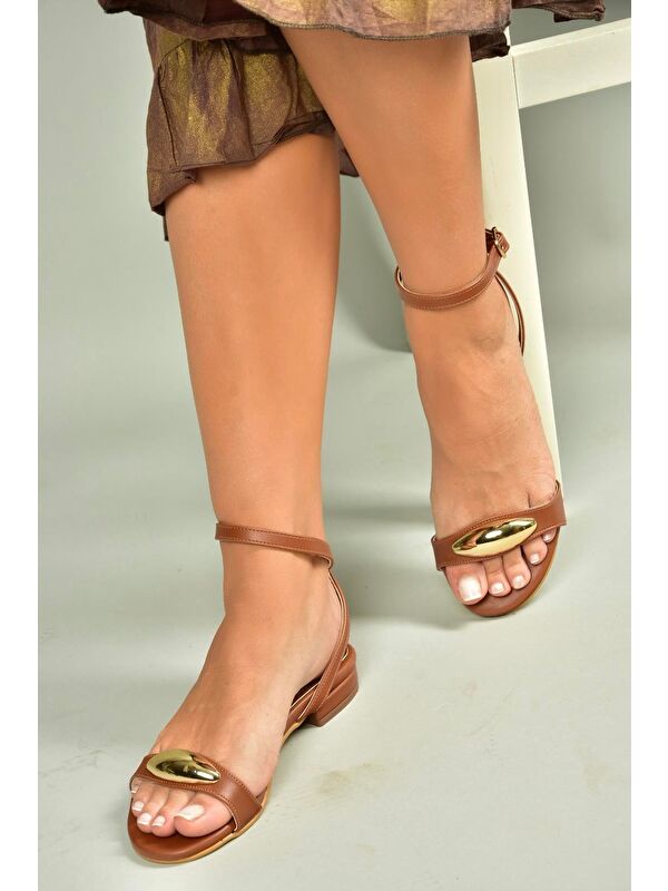 Taba Kadın Sandalet U726017209 - Görsel 3