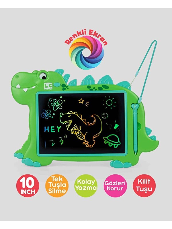 Let's Be Child Sevimli Dinozor Dijital Çizim Tableti 10 inç
