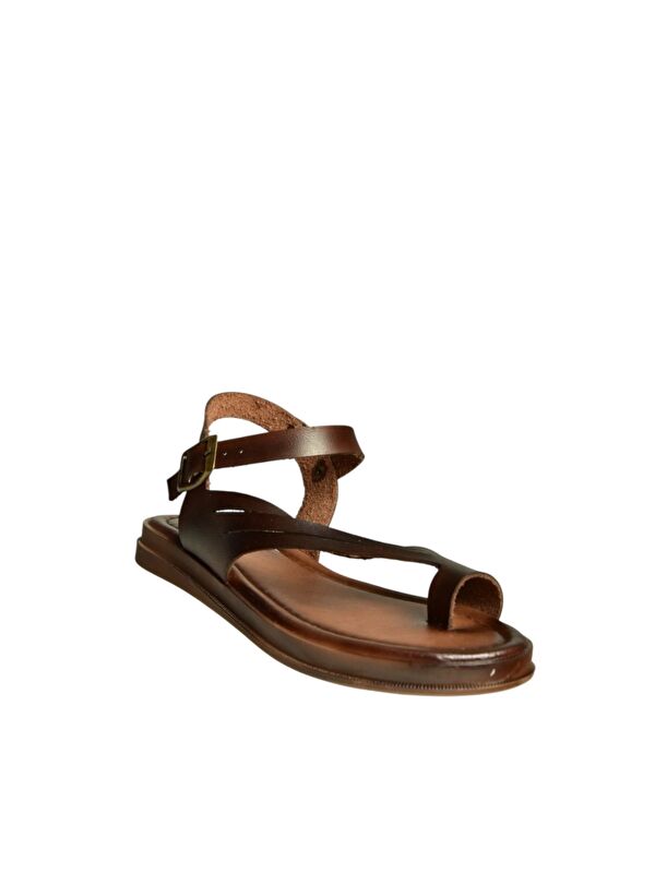 Kahverengi Kadın Sandalet U390903603 - Görsel 6