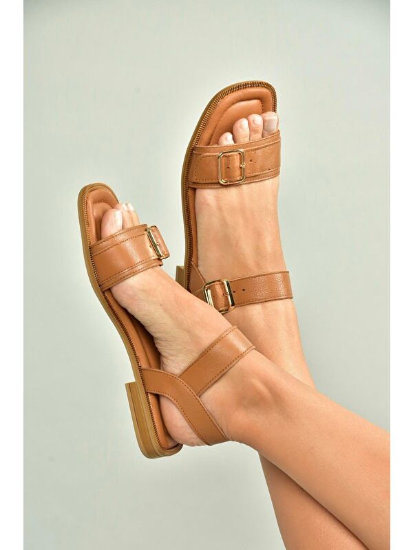 Taba Kadın Sandalet U944834003 - Görsel 5