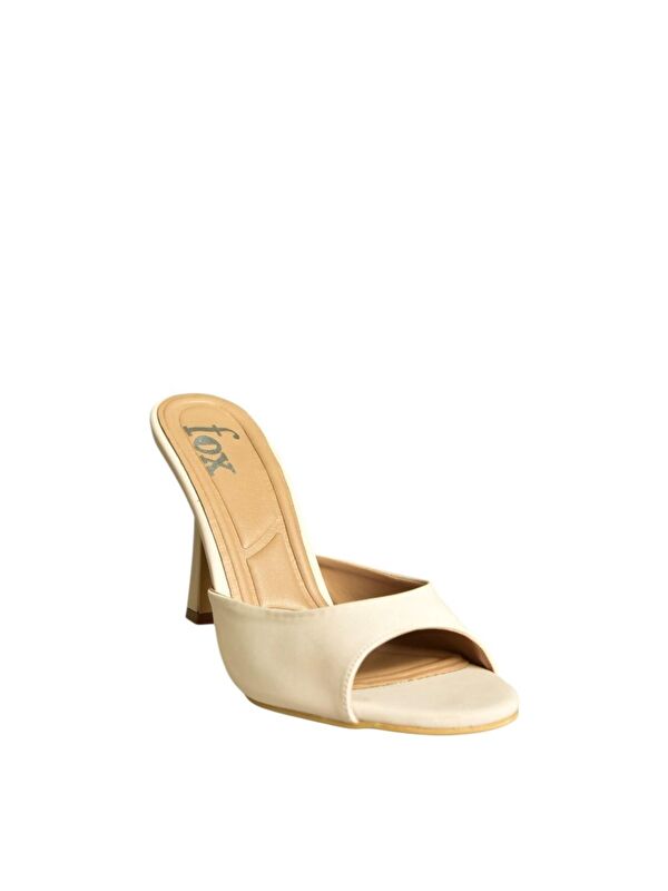 Bej Kadın Topuklu Ayakkabı U997062804 - Görsel 6