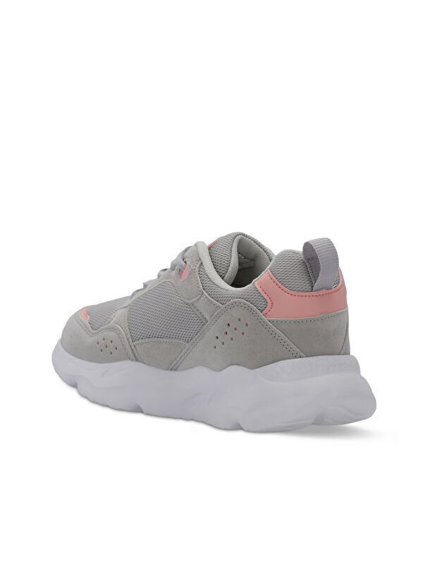 OMAHA Kadın Sneaker Ayakkabı Gri / Pembe - Görsel 4