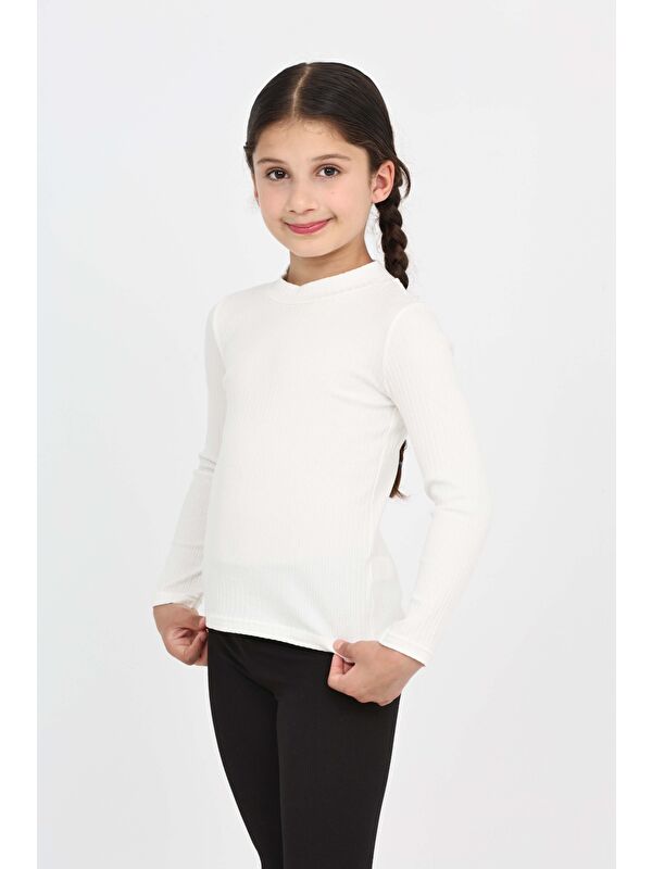 Toontoykids Kız Çocuk Okul Balıkçı Yaka Tişört