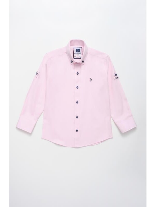 Doctor Junior Pembe Erkek Çocuk Gömlek G4656