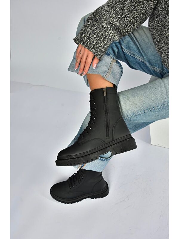 Siyah Kadın Bot V973192401 - Görsel 3