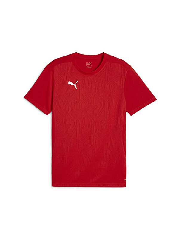 Puma Teamfinal Training Jersey Erkek Futbol Antrenman Tişörtü 65855701 Kırmızı