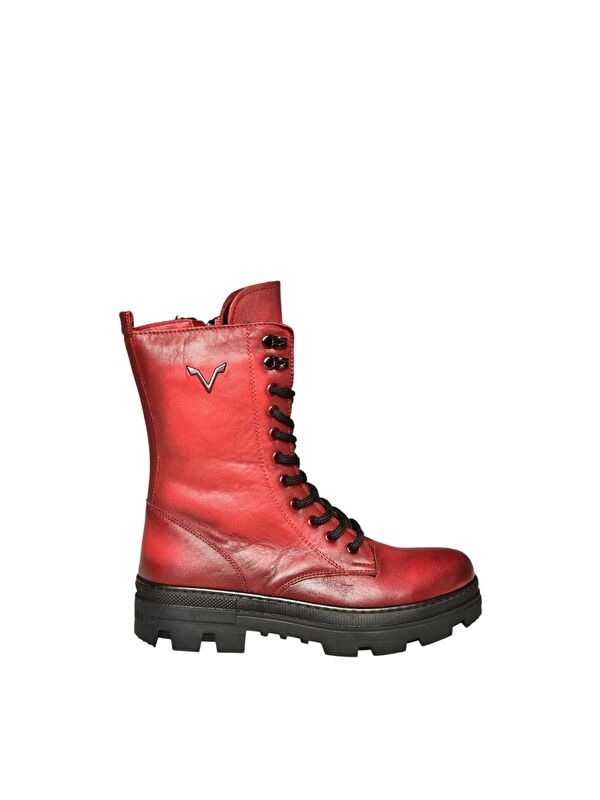 Kırmızı Kadın Bot V999049103 - Görsel 7