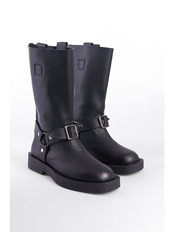 Motorcu Uzun Kadın Bot - Görsel 5