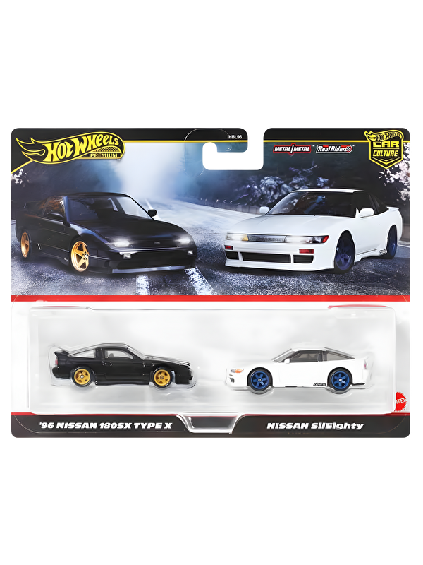 Hot Wheels Car Culture Premium Arabalar 2’li Nissan 180 SX ve Nissan Sileighty JBK96