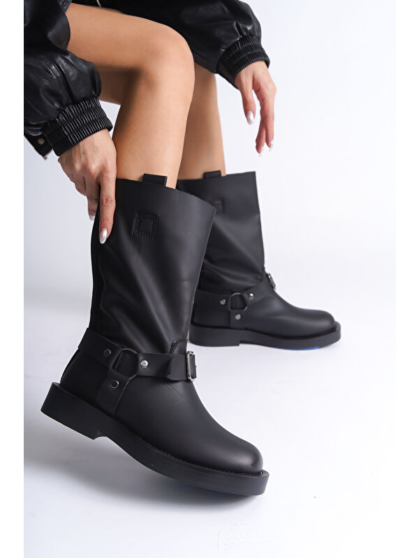 Motorcu Uzun Kadın Bot - Görsel 7