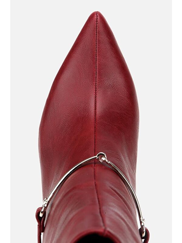 Yaya By Hotiç Kahverengi Yaya By Hotiç Yaya By Kadın Kemer Detaylı Tokalı Bilekte Topuklu Bot