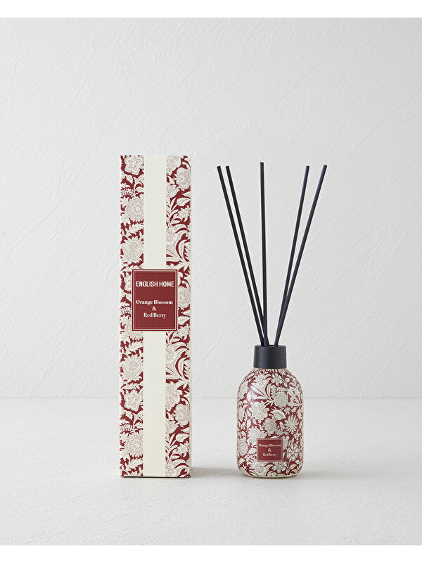 English Home Orange Blossom & Red Berry Çubuklu Oda Kokusu 100 ml Bordo