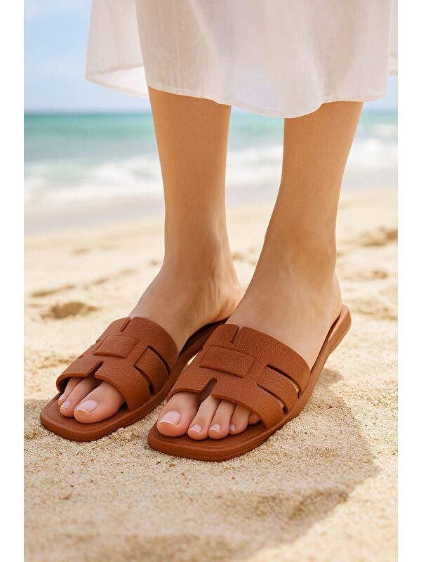 VERONA Kadın Terlik Plaj Deniz Havuz Terliği - Görsel 3