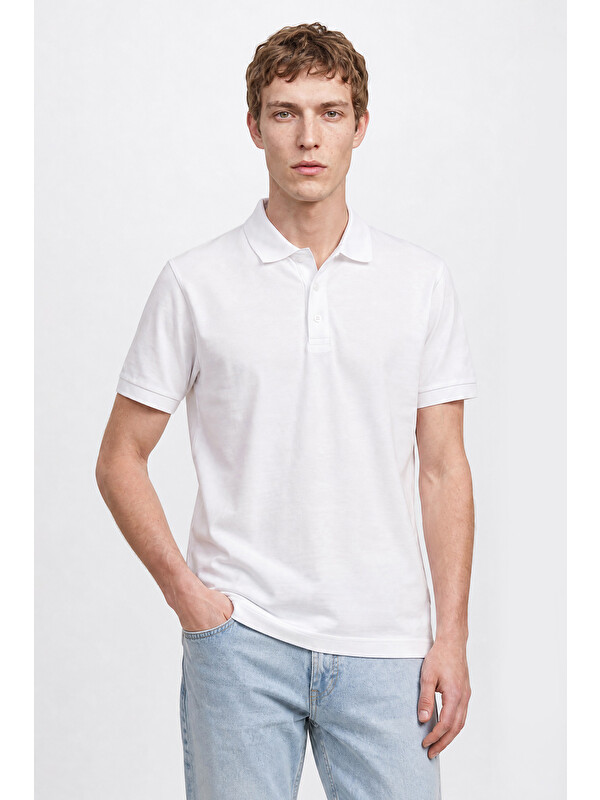 Lee Pamuklu Regular Fit Normal Kesim Polo Yaka Tişört