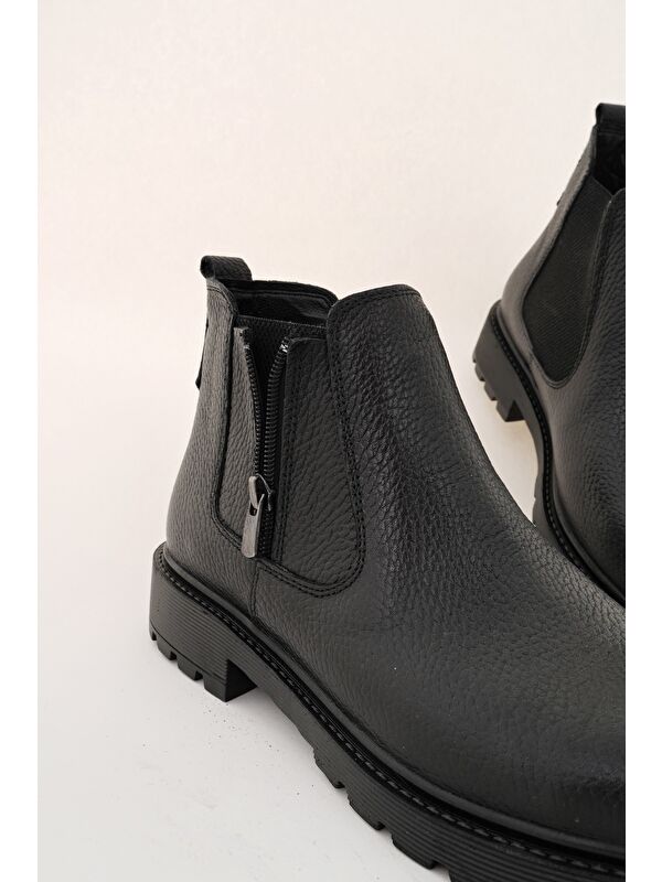 LUXOR Hakiki Deri Fermuarlı Erkek Kışlık Bot - Görsel 6