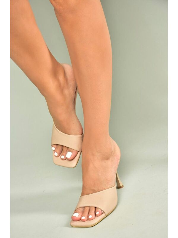 Ten Kadın Topuklu Ayakkabı U590149604 - Görsel 5