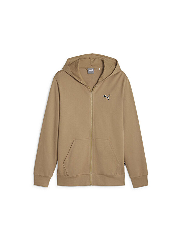 Puma Better Essentials Full-Zip Hoodie Erkek Günlük Fermuarlı Sweatshirt 67597985 Kahverengi