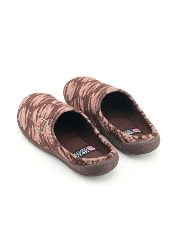 Erkek Kışlık PU Rahat Taban Ev Bahçe Gondol Terlik - Görsel 5