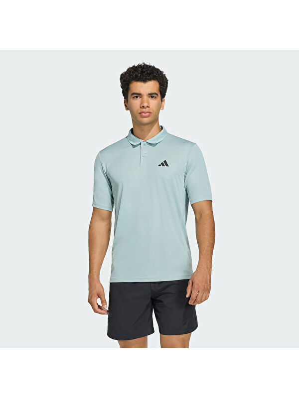 Adidas Workout Essentials Basic Erkek Yeşil Polo Yaka Tişört