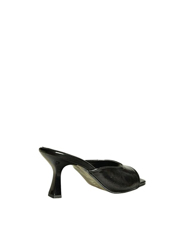 Siyah Kadın Topuklu Ayakkabı U654080909 - Görsel 7