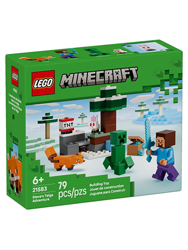 Lego Minecraft Steve’in Tayga Macerası 21583