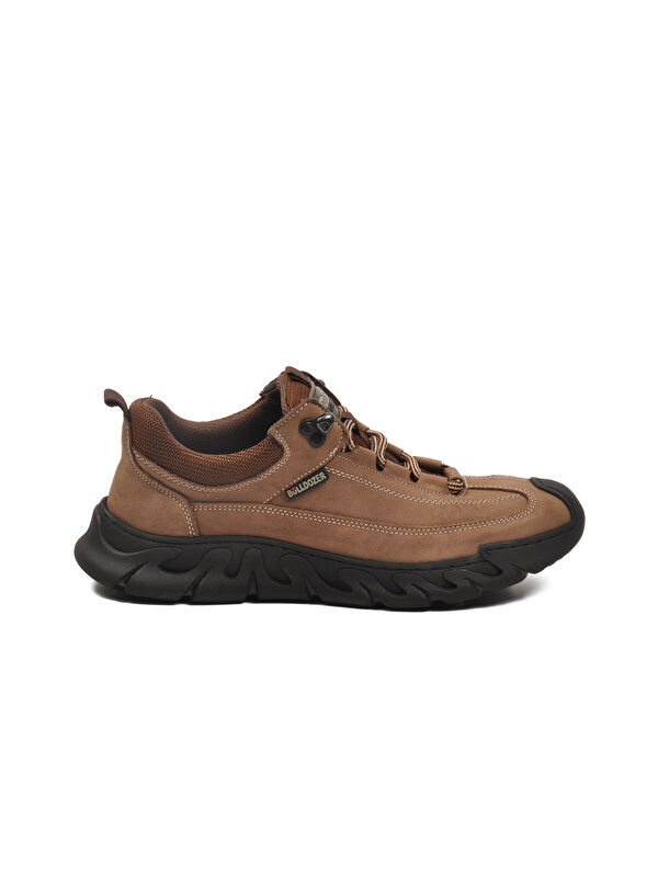 Vizon Nubuk Hakiki Deri Erkek Casual Ayakkabı 240003 M - Görsel 3