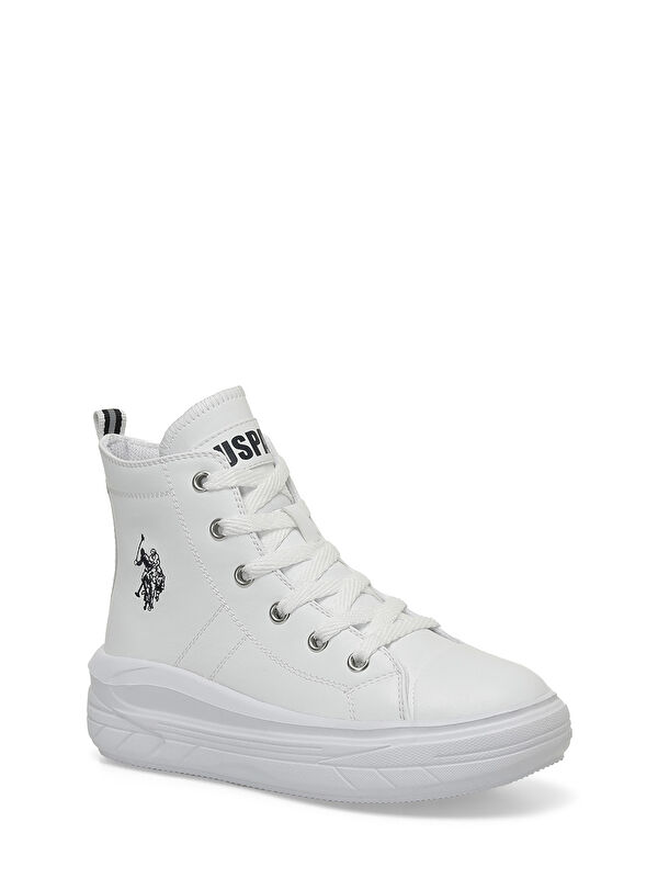 CLEMENTINE PU JR 4PR Beyaz Kız Çocuk High Sneaker - Görsel 3