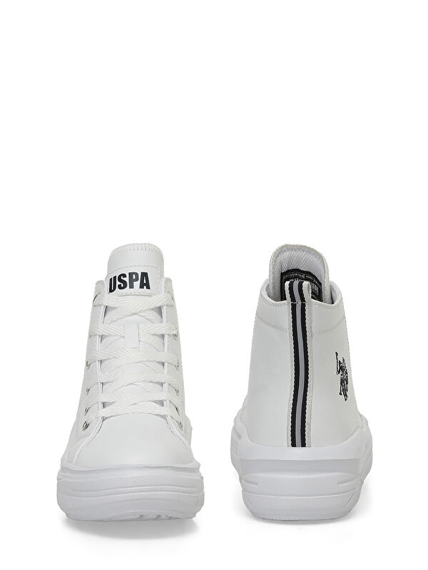 CLEMENTINE PU JR 4PR Beyaz Kız Çocuk High Sneaker - Görsel 6