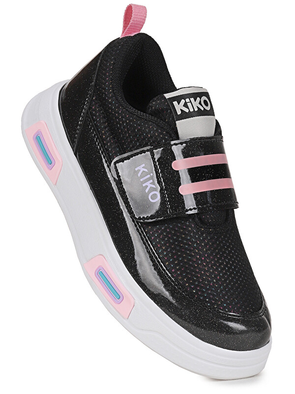 Kiko Kids Strap Simli Cırtlı Günlük Kız Çocuk Spor Ayakkabı
